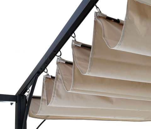 Pawilon ogrodowy 3,5 x 3,5 pergola dach ruchomy Pawilon ogrodowy 3,5 x 3,5 pergola dach ruchomy