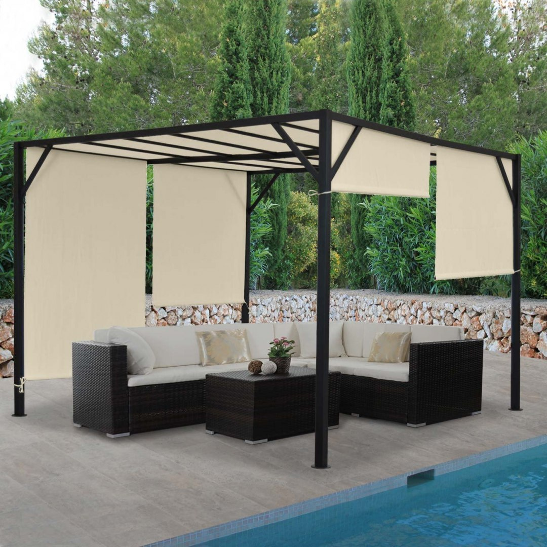 Pawilon ogrodowy Baia Pergola 3 x 4 dach przesuwny Pawilon ogrodowy Baia Pergola 3 x 4 dach przesuwny