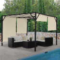 Pawilon ogrodowy Baia Pergola 4 x 4 dach przesuwny