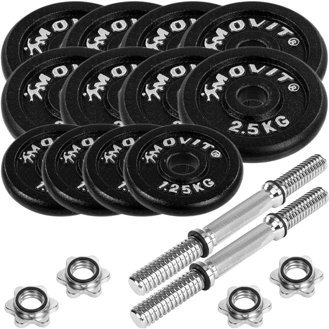 Hantel hantle żeliwne 2 x 15 kg SET Hantel hantle żeliwne 2 x 15 kg SET