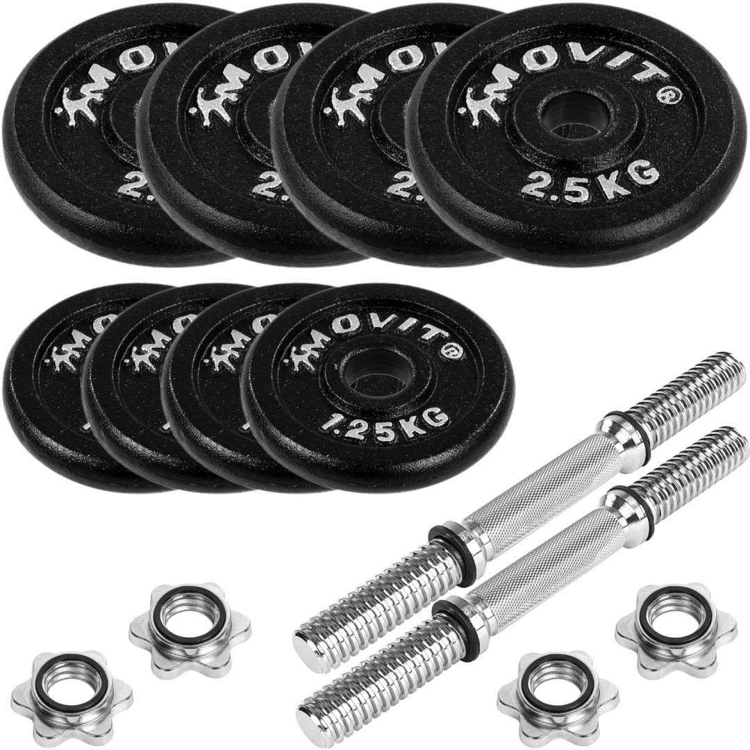 Hantel hantle żeliwne 2 x 10 kg SET Hantel hantle żeliwne 2 x 10 kg SET