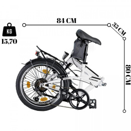 Rower składany składak LICORNE 7 biegów