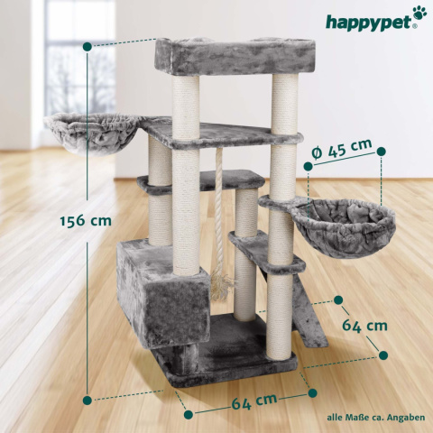 Drapak dla kota Maine Coon duzych kotów 156 cm MC1500 Drapak dla kota Maine Coon duzych kotów 156 cm MC1500