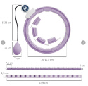Inteligentny Hula Hoop dla Dorosłych z Piłką Obciążeniową i Licznikiem