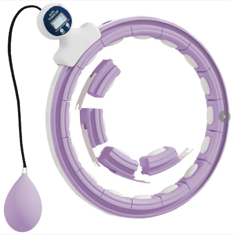 Inteligentny Hula Hoop dla Dorosłych z Piłką Obciążeniową i Licznikiem Inteligentny Hula Hoop dla Dorosłych z Piłką Obciążeniową i Licznikiem