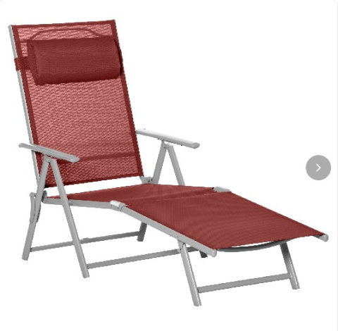 Leżak ogrodowy plażowy składany Leżak ogrodowy plażowy składany