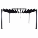 Pawilon ogrodowy PERGOLA MILLOR 3 x 3 dach LAMELE ALU