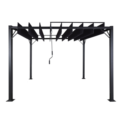 Pawilon ogrodowy PERGOLA MILLOR 3 x 3 dach LAMELE ALU