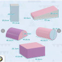 Plac zabaw Miękkie klocki dla dzieci w wieku 1-3 lat Wielokolorowy