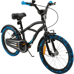 Rower dla dziecka BEACH Cruiser 18 cali CZARNY