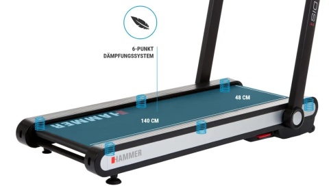 Bieżnia elektryczna HAMMER Q. VADIS 3.0 Bieżnia elektryczna HAMMER Q. VADIS 3.0