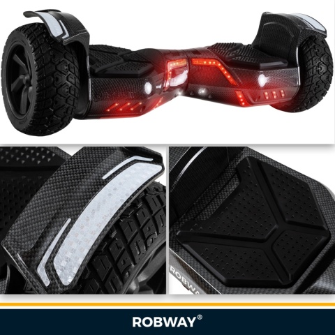 Deskorolka elektryczna Robway X2 Hoverboard 15 km 700 watt Deskorolka elektryczna Robway X2 Hoverboard 15 km 700 watt