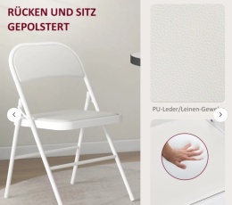 Krzesło składane do jadalni biura pokoju