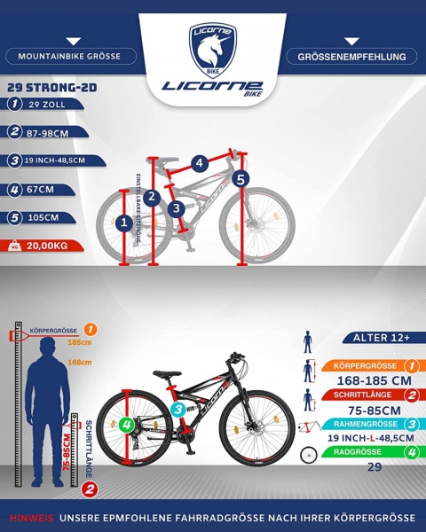 Rower górski MTB LICORNE STRONG 2d 29 cali Rower górski MTB LICORNE STRONG 2d 29 cali